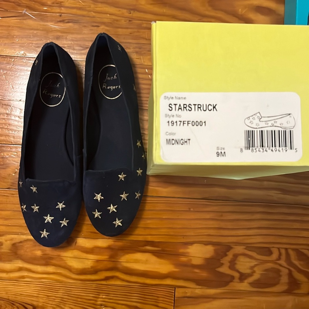 EUC Jack Rogers starstruck loafers SZ 9